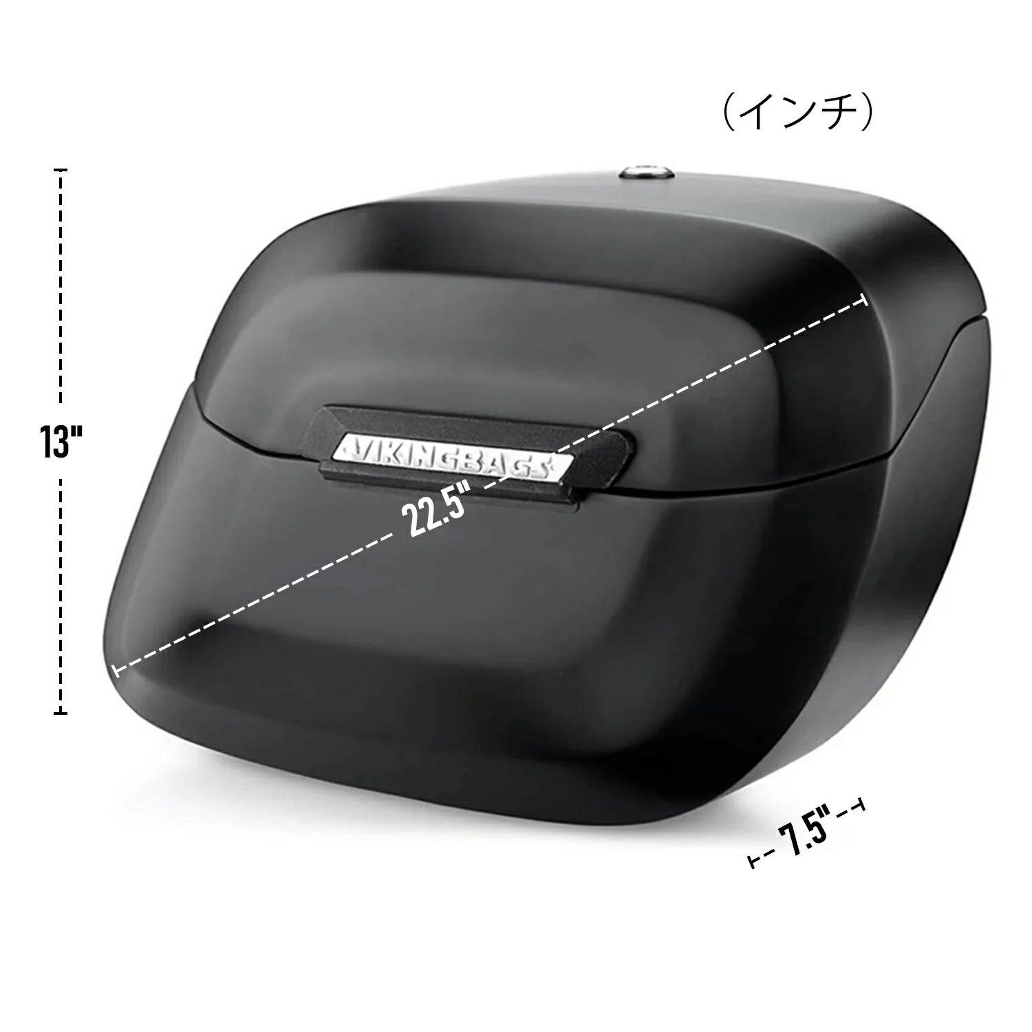  M8 ブレイクアウト Lamellar Raven エクストララージ・サドルバッグ 40L (マットブラック)4