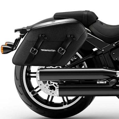 M8 ブレイクアウト Baldur エクストララージ・サドルバッグ 42L (レザーラップ) Viking Bags