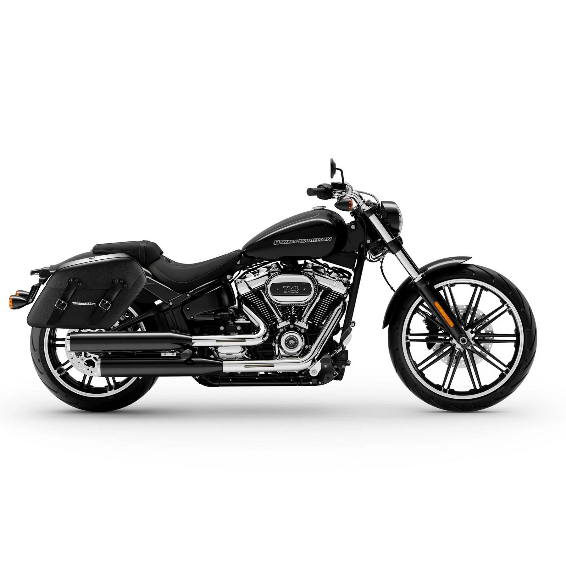 M8 ブレイクアウト Baldur エクストララージ・サドルバッグ 42L (レザーラップ)2
