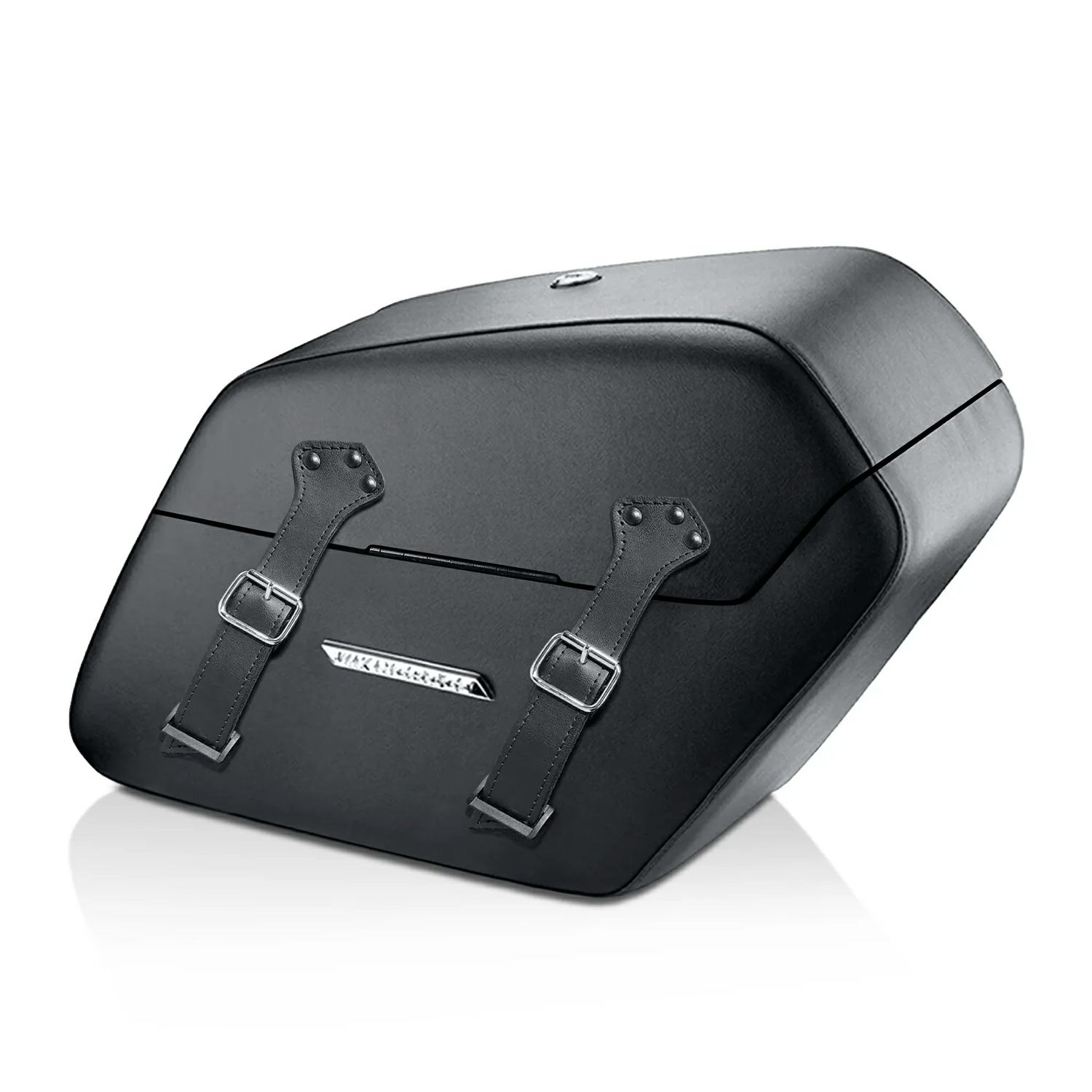  M8 ファットボーイ Baldur エクストララージ・サドルバッグ 42L (レザーラップ)3