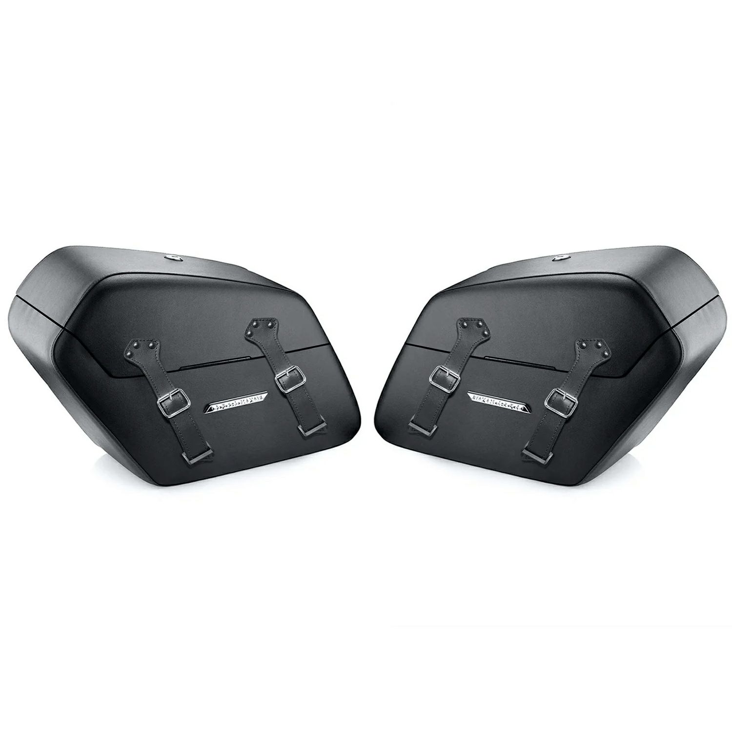  M8 ファットボーイ Baldur エクストララージ・サドルバッグ 42L (レザーラップ)5