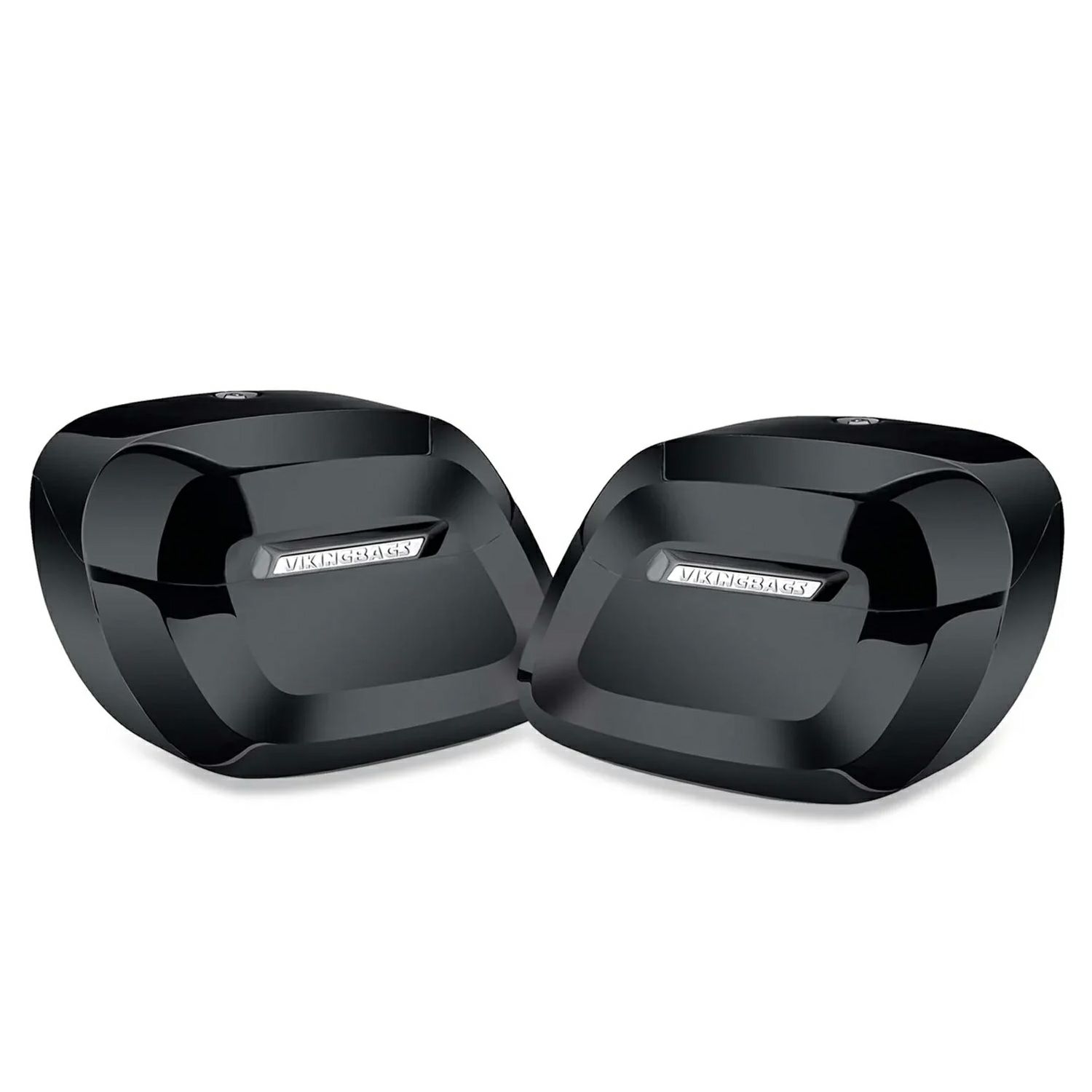  M8 ファットボーイ Lamellar Raven エクストララージ・サドルバッグ 40L (グロスブラック)3