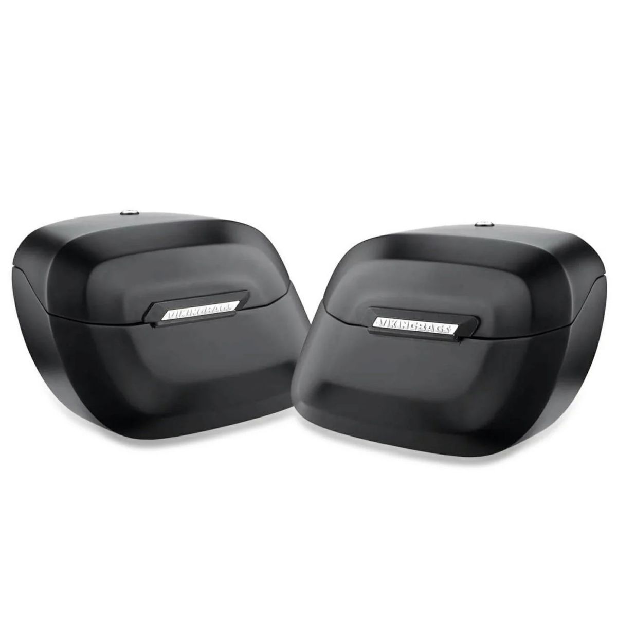 M8 ファットボーイ Lamellar Raven エクストララージ・サドルバッグ 40L (マットブラック)3