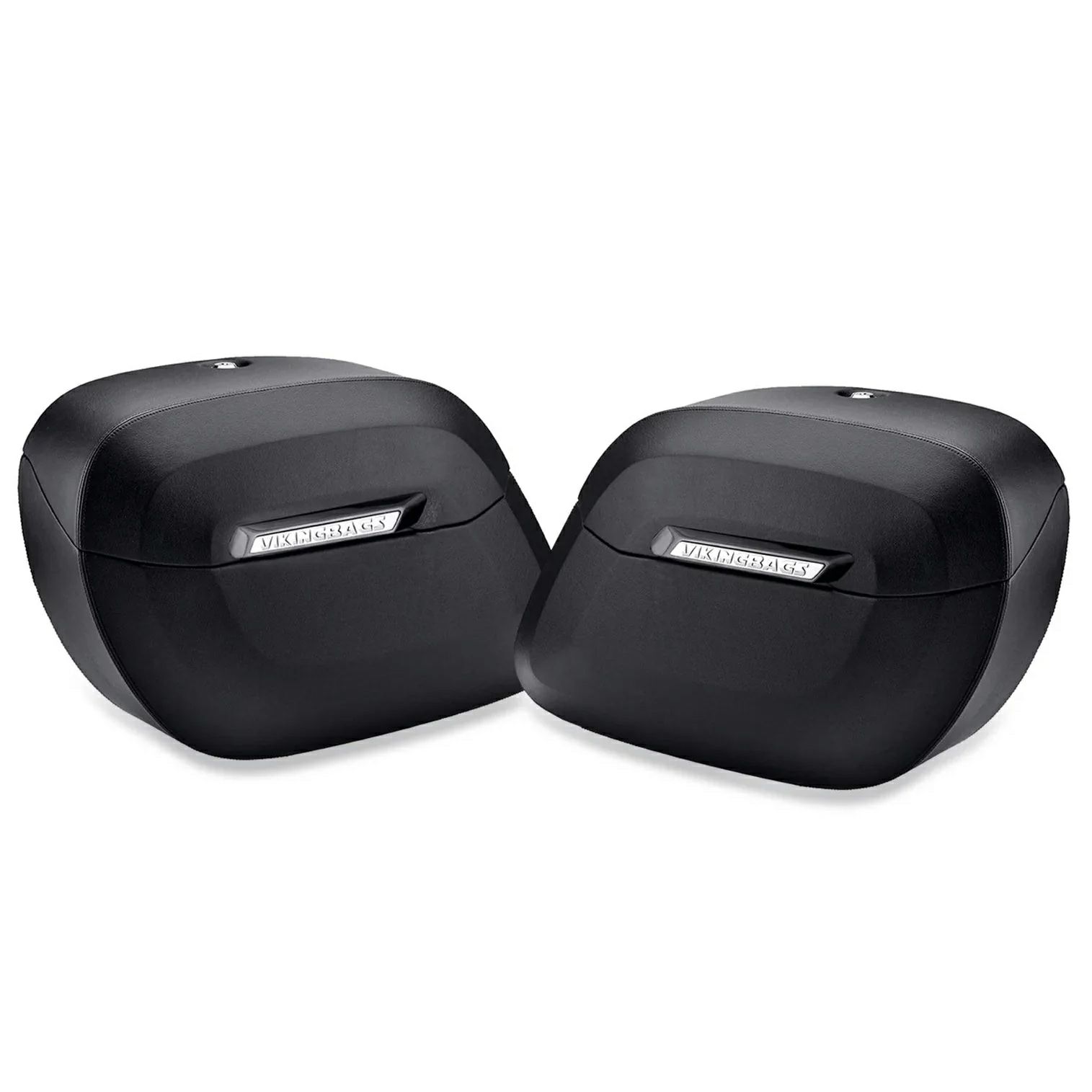 M8 ファットボーイ Lamellar Raven エクストララージ・サドルバッグ 40L (レザーラップ)3