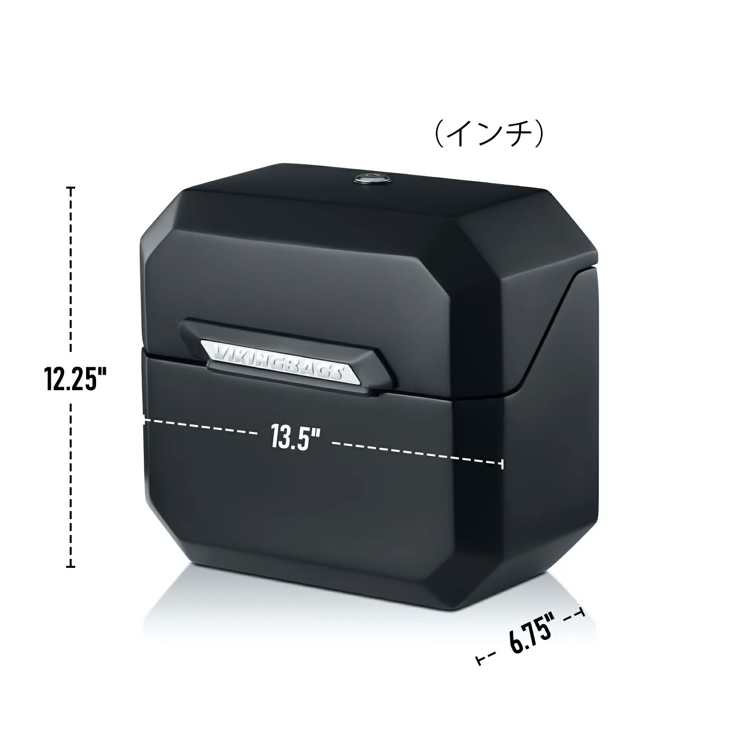  M8 ファットボーイ Outlaw クイックマウント・スモール・サドルバッグ 10L 左用 (マットブラック)3