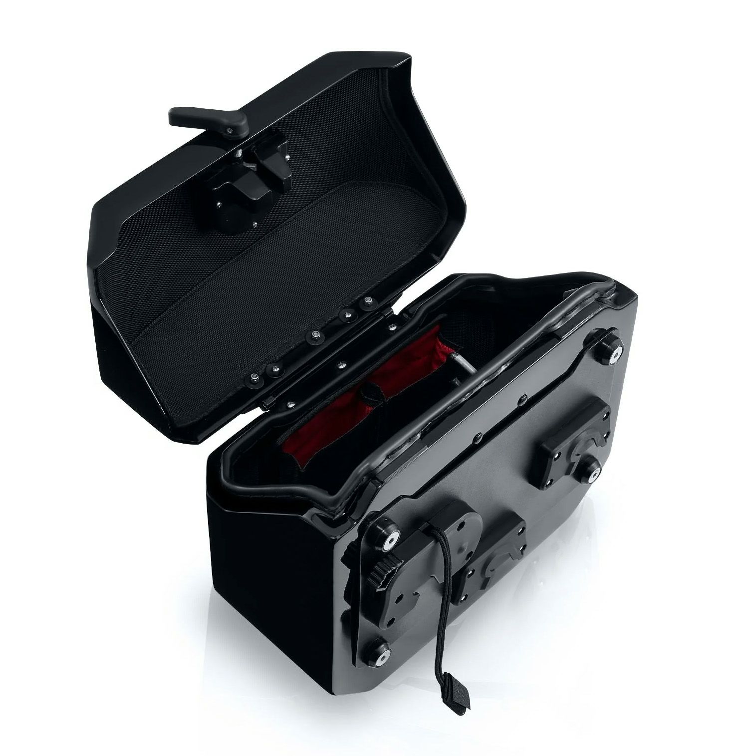 M8 ファットボーイ Outlaw クイックマウント・スモール・サドルバッグ 10L 右用 (グロスブラック)7