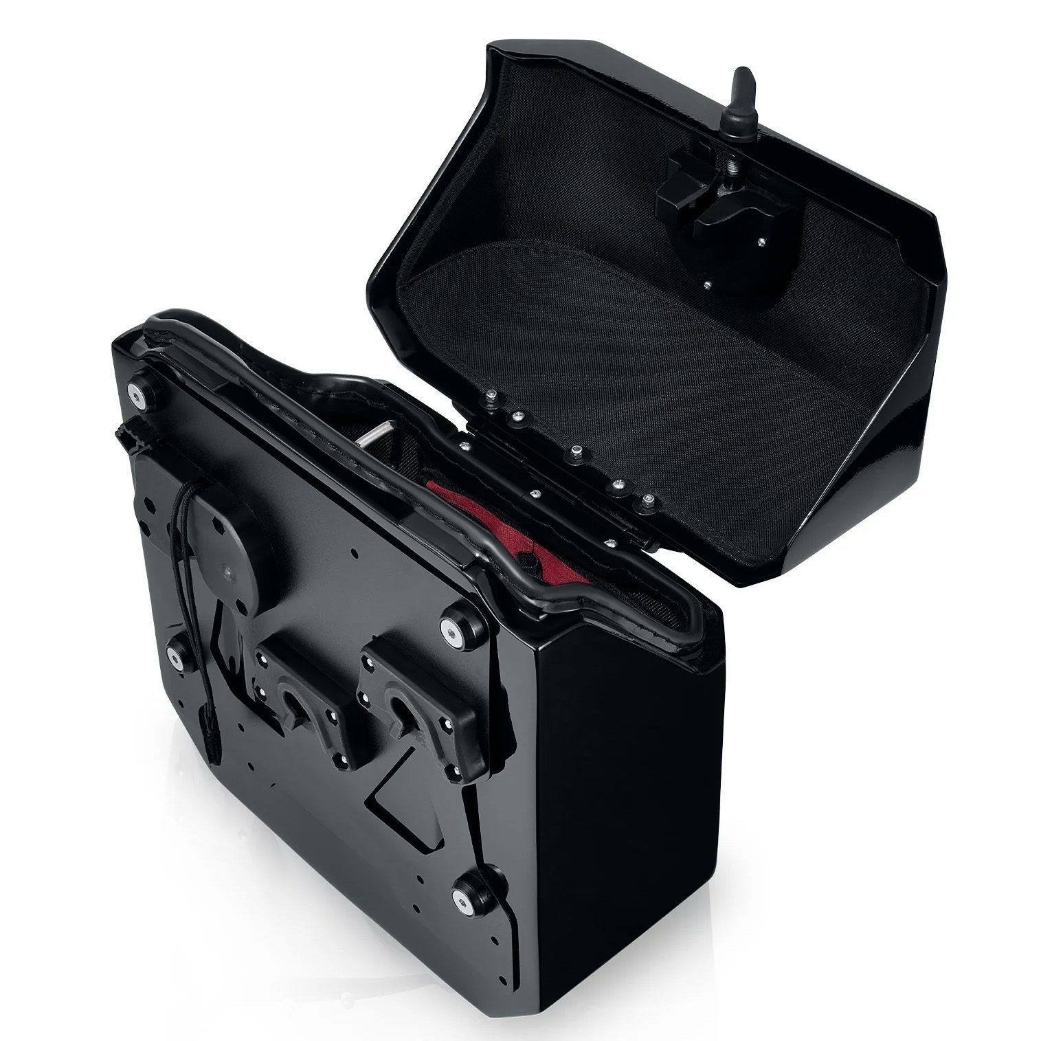  M8 ファットボーイ Outlaw クイックマウント・ミディアム・サドルバッグ 15L 左用 (グロスブラック)5