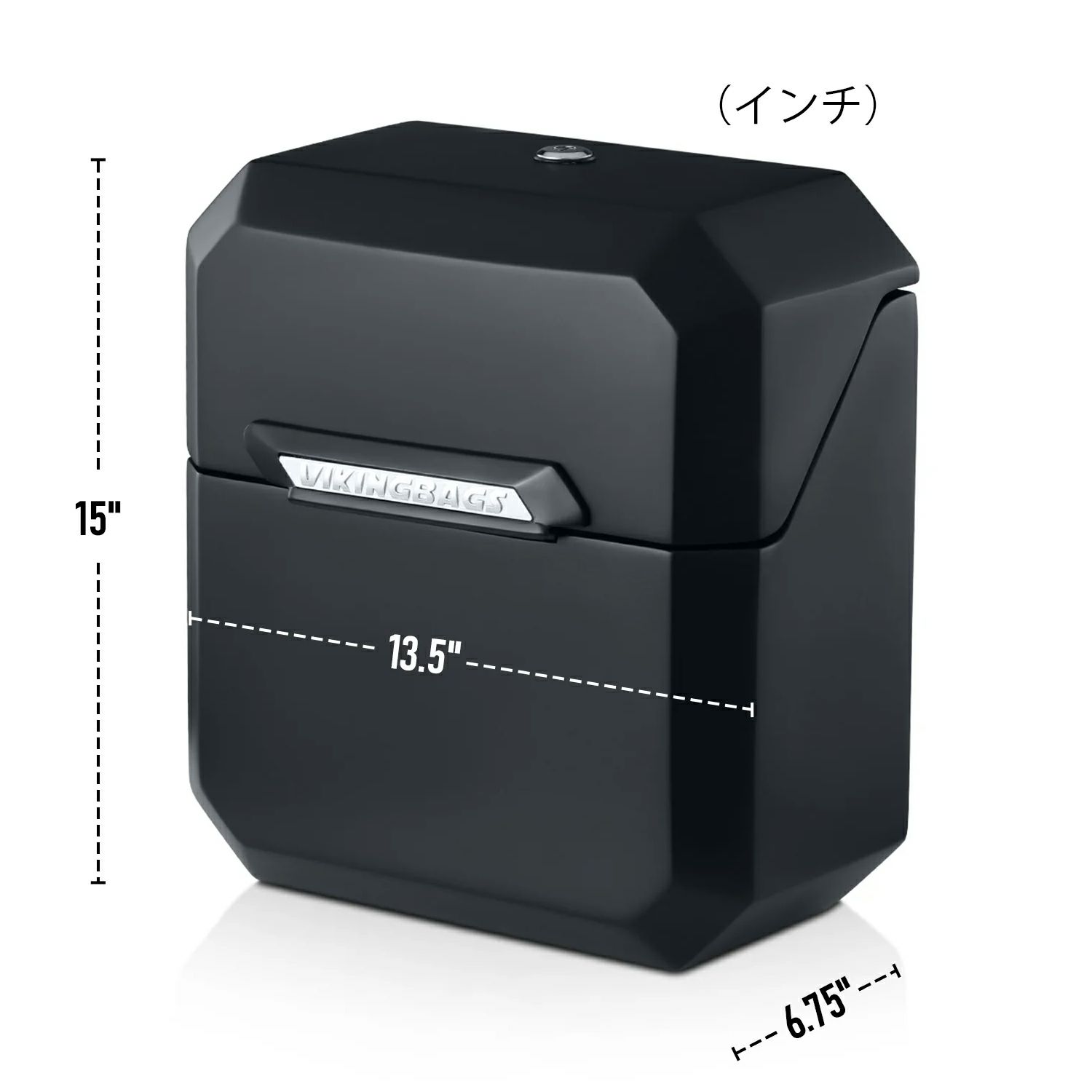 M8 ファットボーイ Outlaw クイックマウント・ミディアム・サドルバッグ 15L 左用 (マットブラック)3