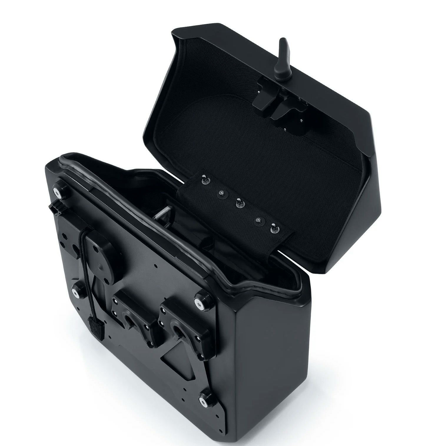M8 ファットボーイ Outlaw クイックマウント・ミディアム・サドルバッグ 15L 左用 (マットブラック)6