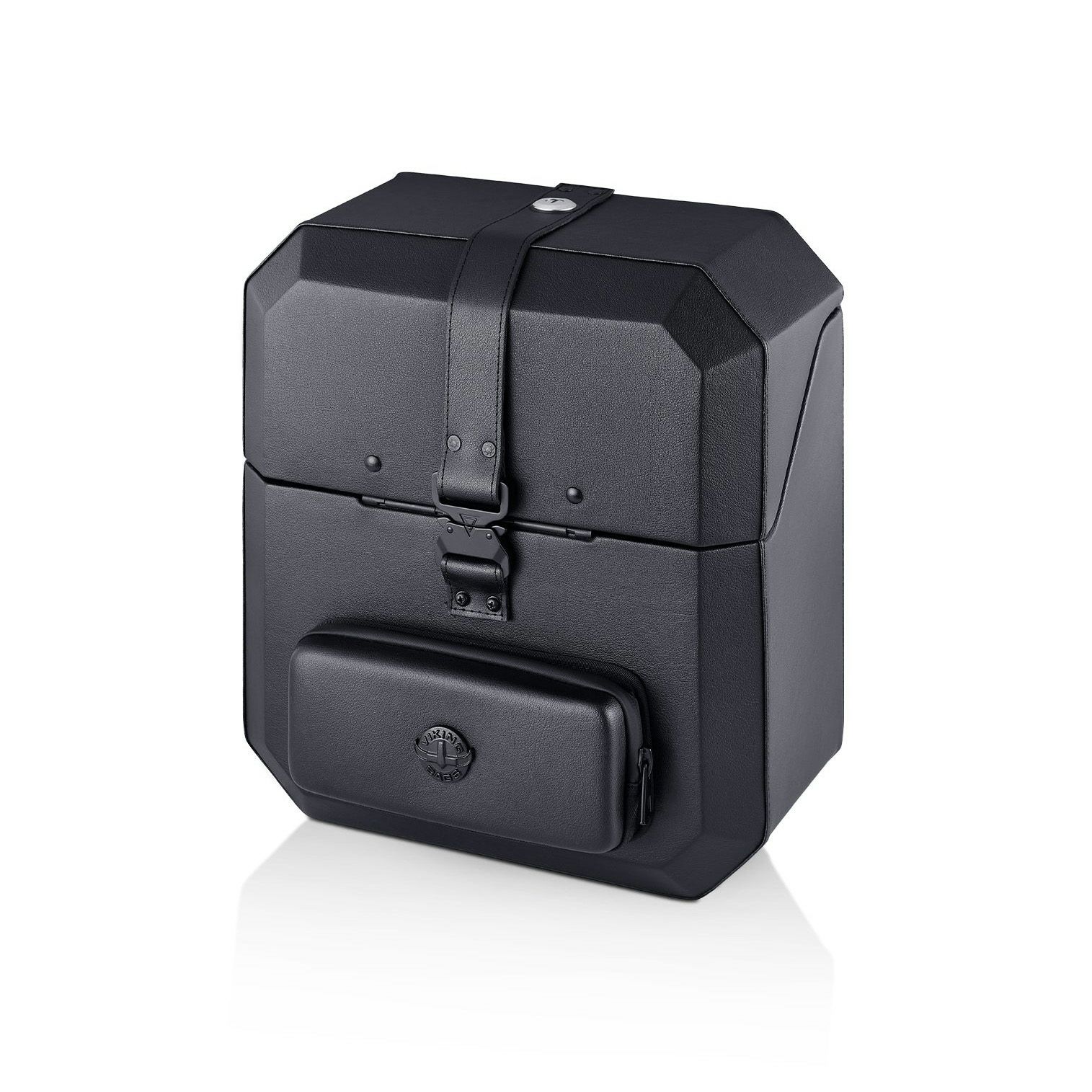 M8 ファットボーイ Outlaw クイックマウント・ミディアム・サドルバッグ 15L 左用 (レザーラップ)6