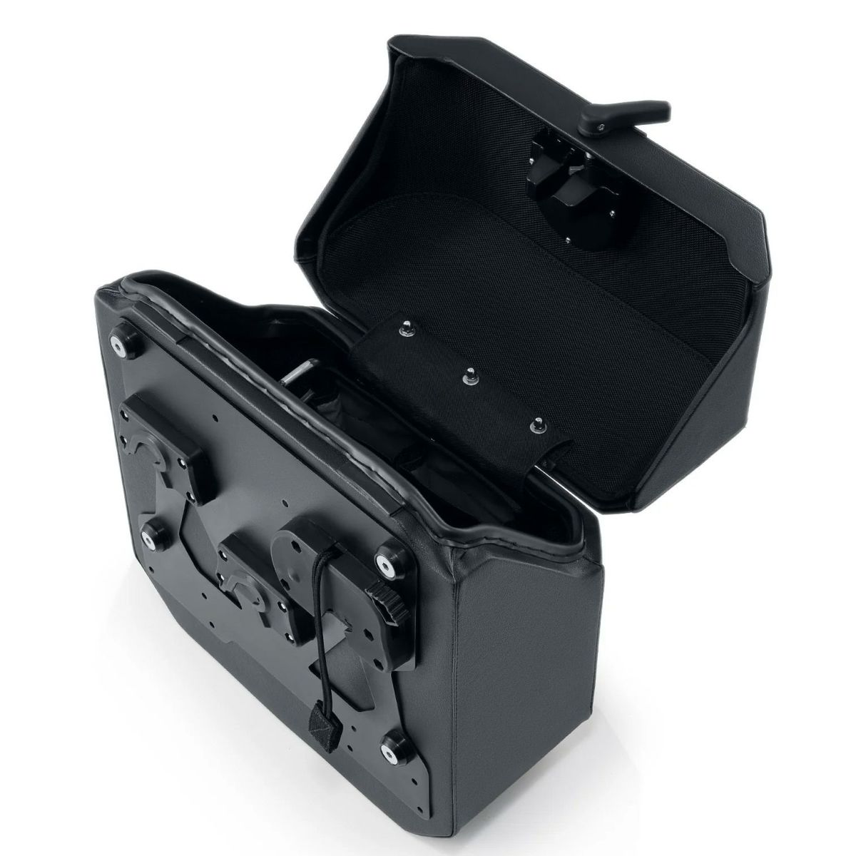 M8 ファットボーイ Outlaw クイックマウント・ミディアム・サドルバッグ 15L 左用 (レザーラップ)9