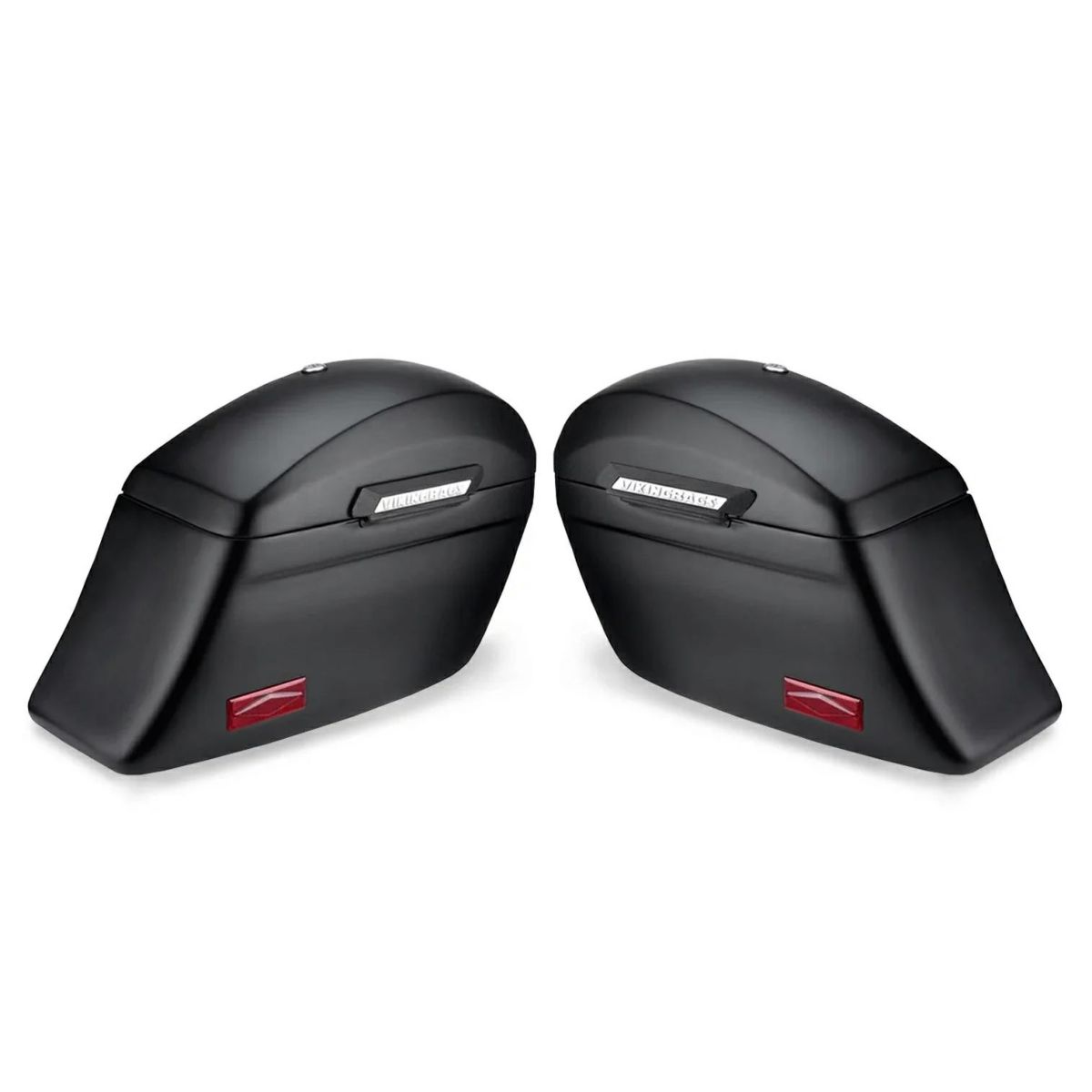 M8 ファットボーイ Lamellar Stallion エクストララージ・サドルバッグ 44L (マットブラック)3