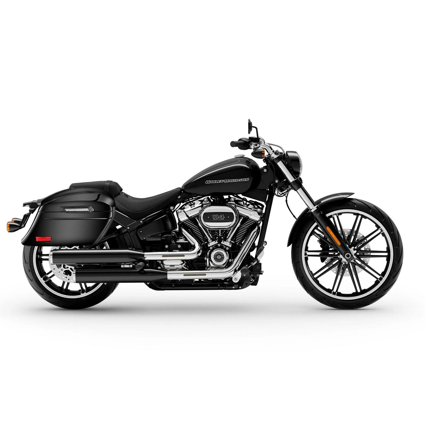  M8 ブレイクアウト Lamellar Stallion エクストララージ・サドルバッグ 44L (グロスブラック)2