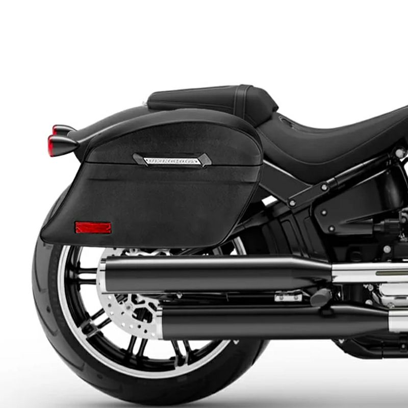  M8 ブレイクアウト Lamellar Stallion エクストララージ・サドルバッグ 44L (レザーラップ)