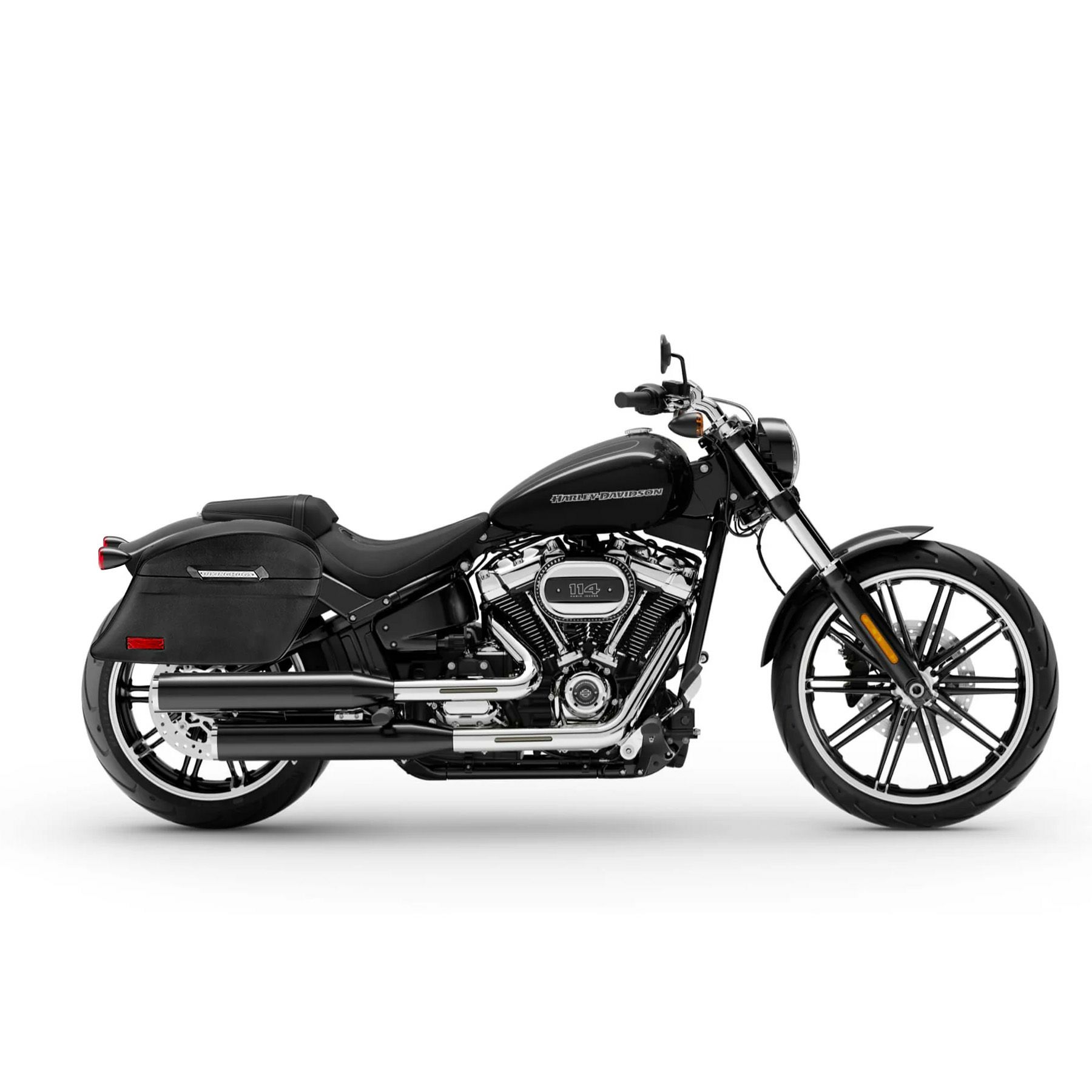  M8 ブレイクアウト Lamellar Stallion エクストララージ・サドルバッグ 44L (レザーラップ)1