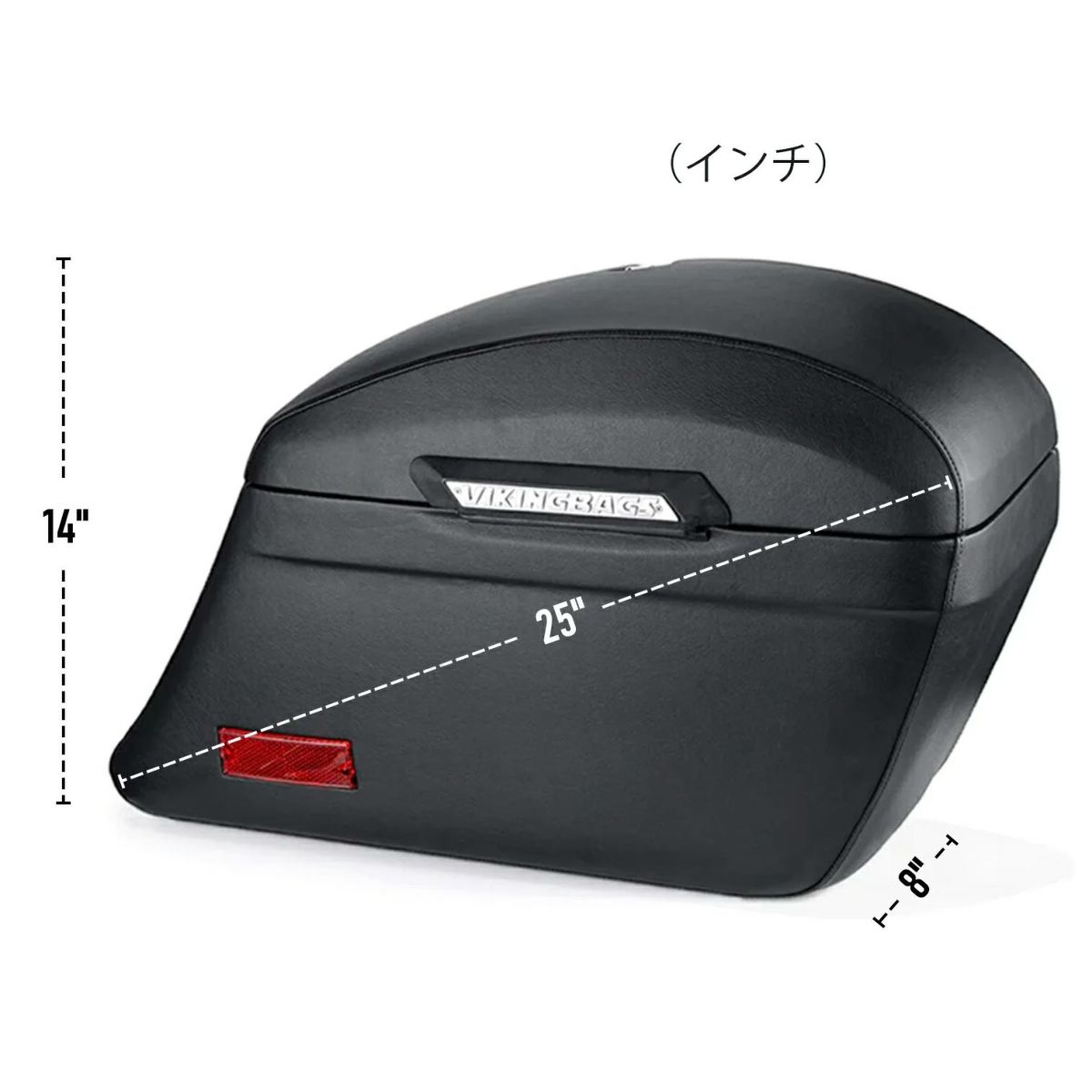  M8 ブレイクアウト Lamellar Stallion エクストララージ・サドルバッグ 44L (レザーラップ)3