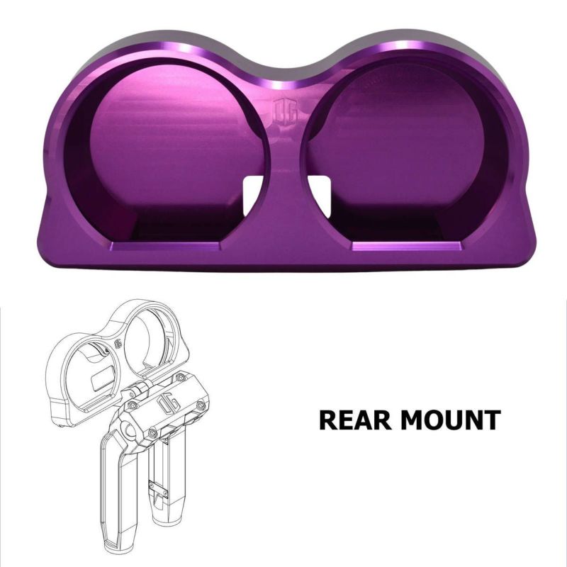 2015～2023 FLTR OGライザー用 デュアル メーターゲージ リアマウント パープル OG（オリジナルガレージモト）