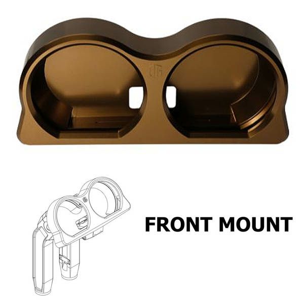 2015～2023 FLTR OGライザー用 デュアル メーターゲージ フロントマウント ブロンズ OG（オリジナルガレージモト）