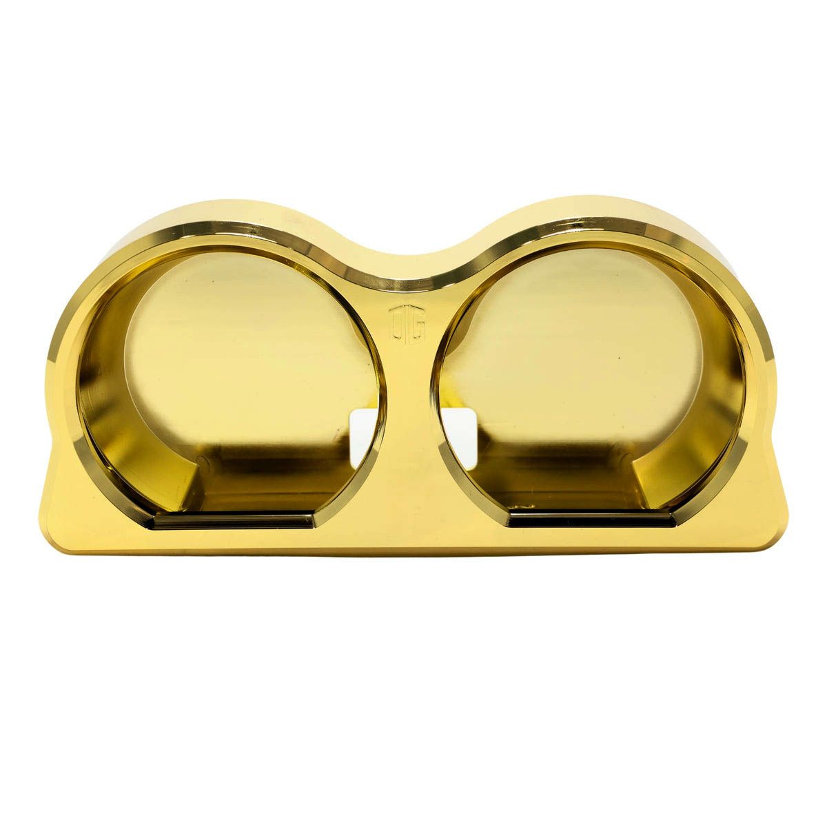 2015～2023 FLTR OGライザー用 デュアル メーターゲージ フロントマウント ゴールドメッキ OG（オリジナルガレージモト） 2