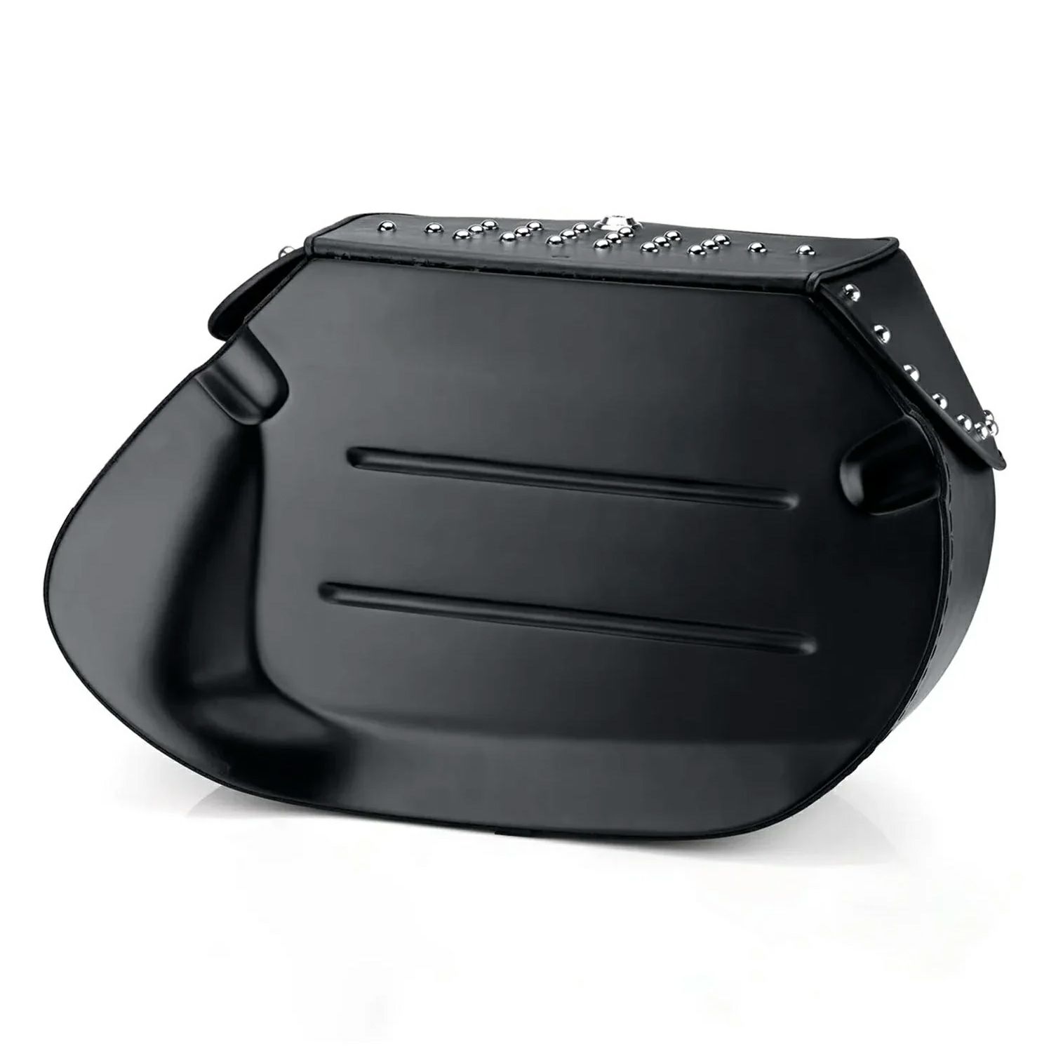 M8 ヘリテイジクラシック Legacy エクストララージ・レザーサドルバッグ 35L (スタッド付)9