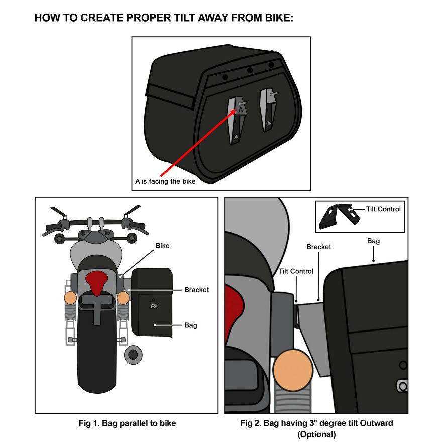 M8 ヘリテイジクラシック Lamellar Stallion エクストララージ・サドルバッグ 44L (マットブラック)8