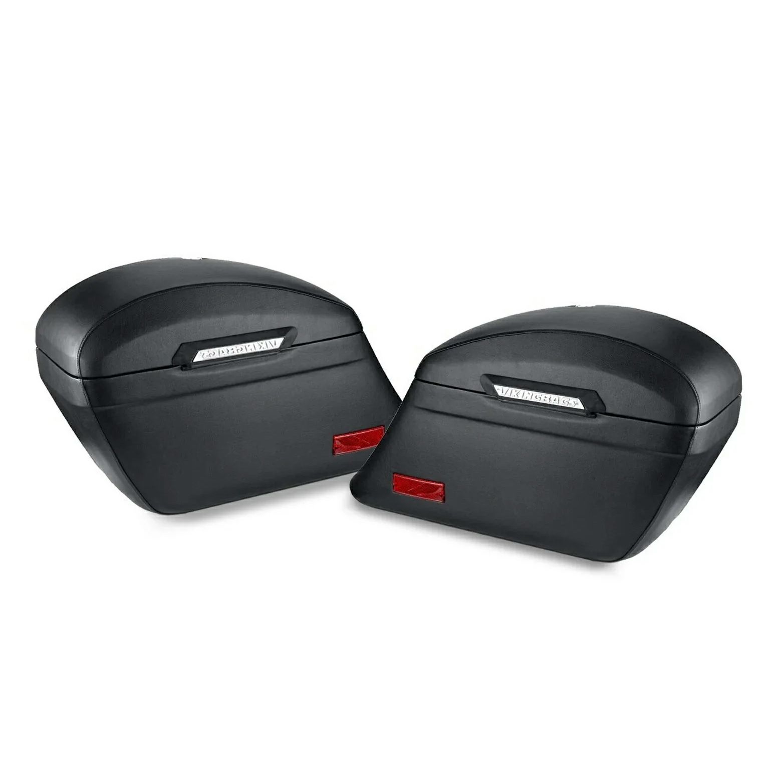 M8 ヘリテイジクラシック Lamellar Stallion エクストララージ・サドルバッグ 44L (レザーラップ)4