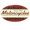 Harley-Davidson 1903 Oval Die Cut Embossed ブリキ看板-01