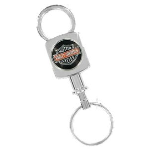 Harley-Davidson Pull-Apart Keychain with Bar and Shield Cloisonne Design-01