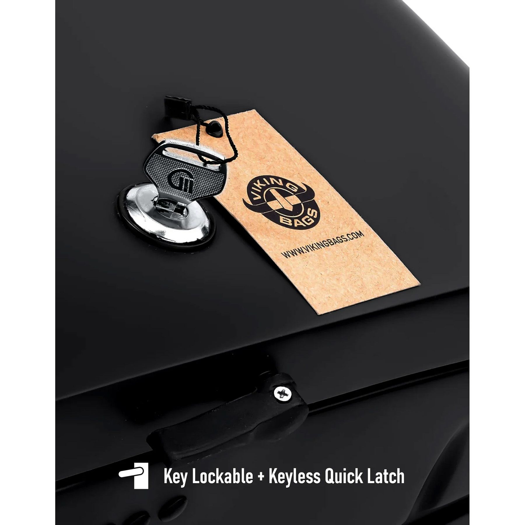 M8 ヘリテイジクラシック Lamellar Raven エクストララージ・サドルバッグ 40L (マットブラック)5