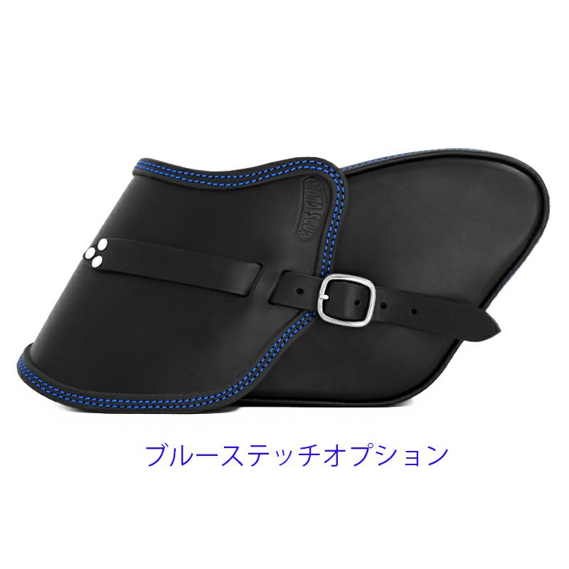 エンズクオイオ Swing レザーサドルバッグ 4.8L (ブラック)13