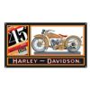 Harley-Davidson 45 Twin Embossed ブリキ看板-01
