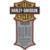 Harley-Davidson Patented Die Cut ブリキ看板-01