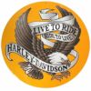 Harley-Davidson Live to Ride Eagle ブリキ看板-01