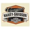 Harley-Davidson Genuine With Banner ブリキ看板-01