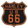 Harley-Davidson Harley US 66 ブリキ看板-01