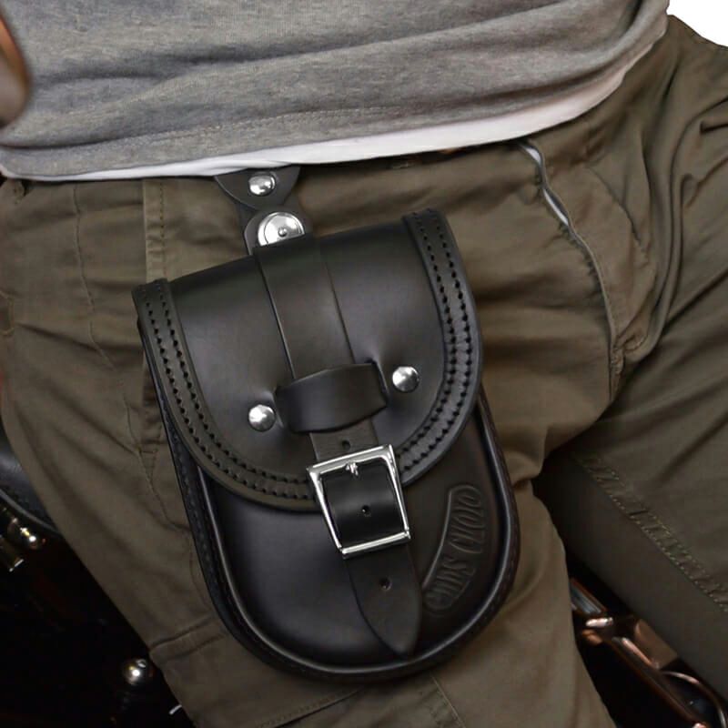 エンズクオイオ Smart レザー タンクバッグ (ブラック)10