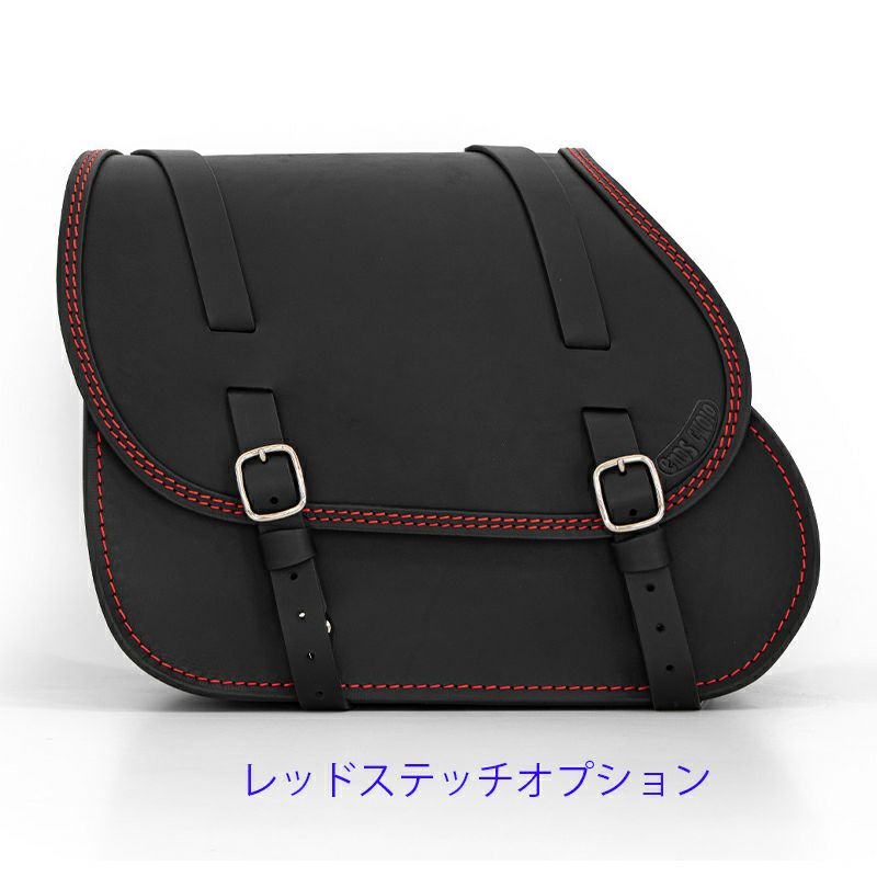 エンズクオイオ Little Dyna レザーサドルバッグ 25.5L (ブラック)8