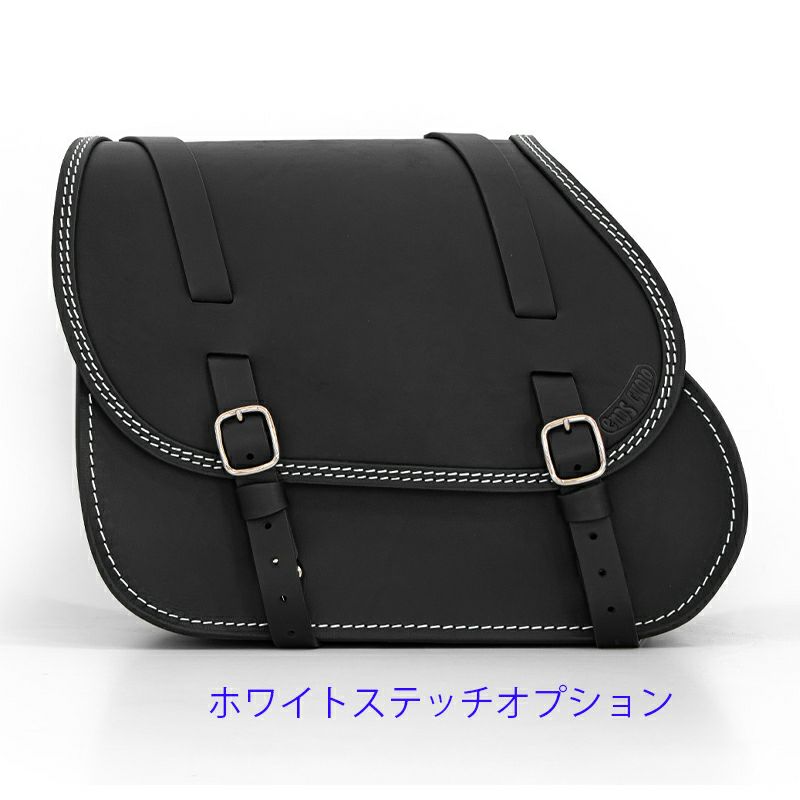 エンズクオイオ Little Dyna レザーサドルバッグ 25.5L (ブラック)10