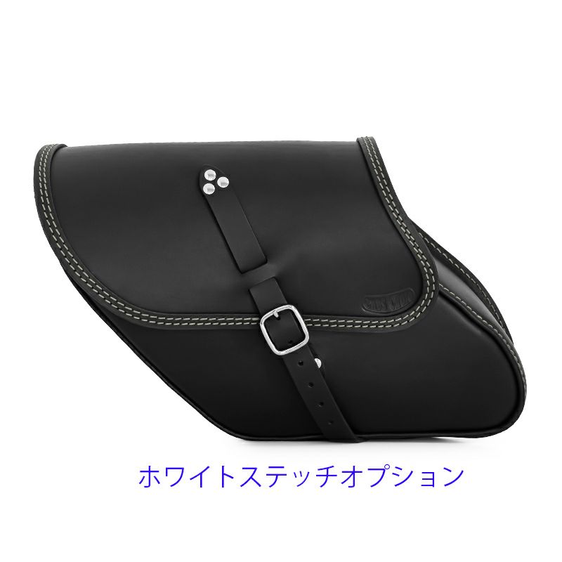  エンズクオイオ Tango レザーサドルバッグ 9L (ブラック)12