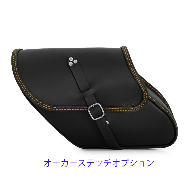  エンズクオイオ Tango レザーサドルバッグ 9L (ブラック)15