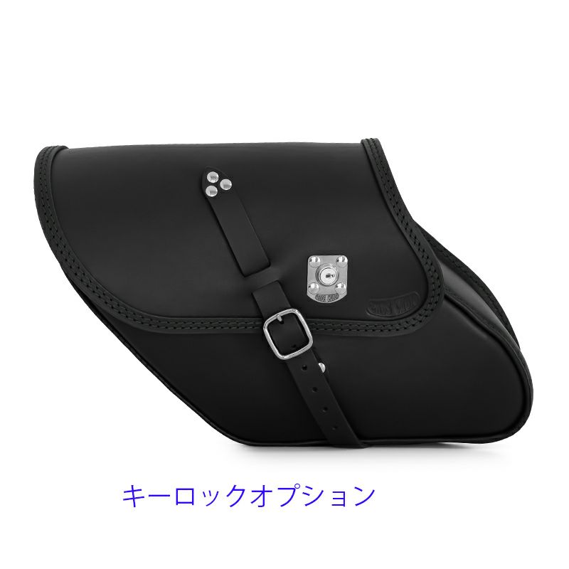  エンズクオイオ Tango レザーサドルバッグ 9L (ブラック)17