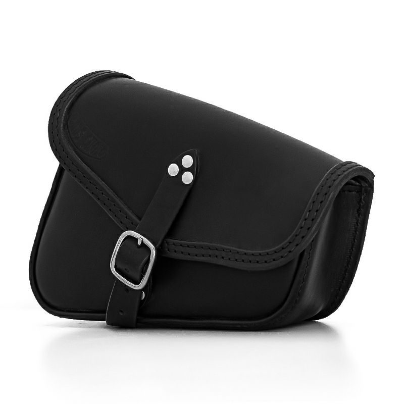 エンズクオイオ Battery Cover Bag レザーサドルバッグ 2.9L (ブラック)6