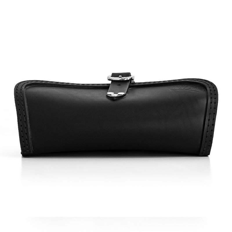 エンズクオイオ Battery Cover Bag レザーサドルバッグ 2.9L (ブラック)7