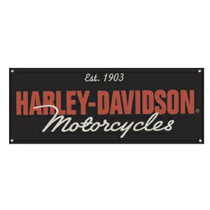 Harley-Davidson Motorcycles　鉄製看板-01