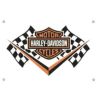 Harley-Davidson Racing Flags　鉄製看板-01