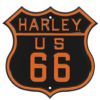 Harley-Davidson Route 66　鉄製看板-01