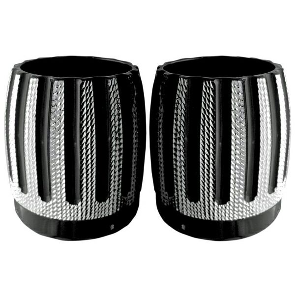 COVINGTONS　エンドキャップ　ラインハート4インチ用　ブラックダイアモンドカット-01