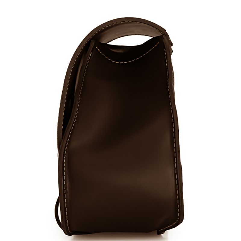 Country レザーサドルバッグ 29L (ダークブラウン)1