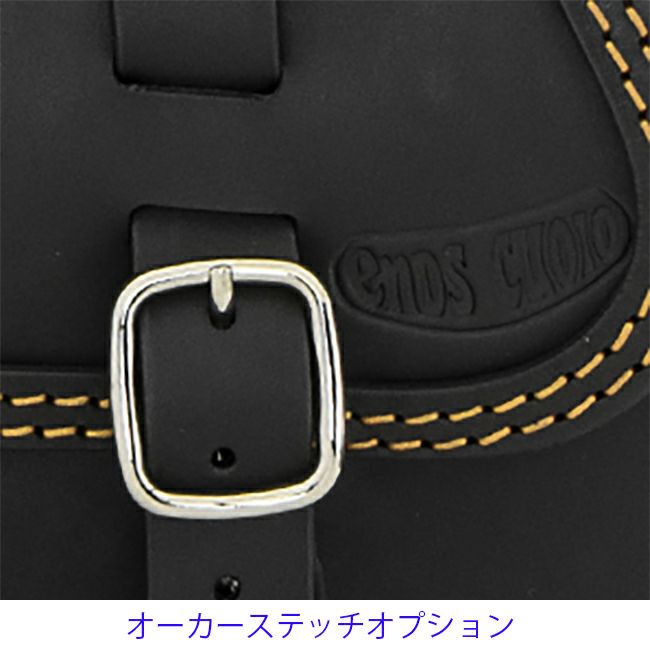 GYPSY レザーサドルバッグ 27L (ブラック)8