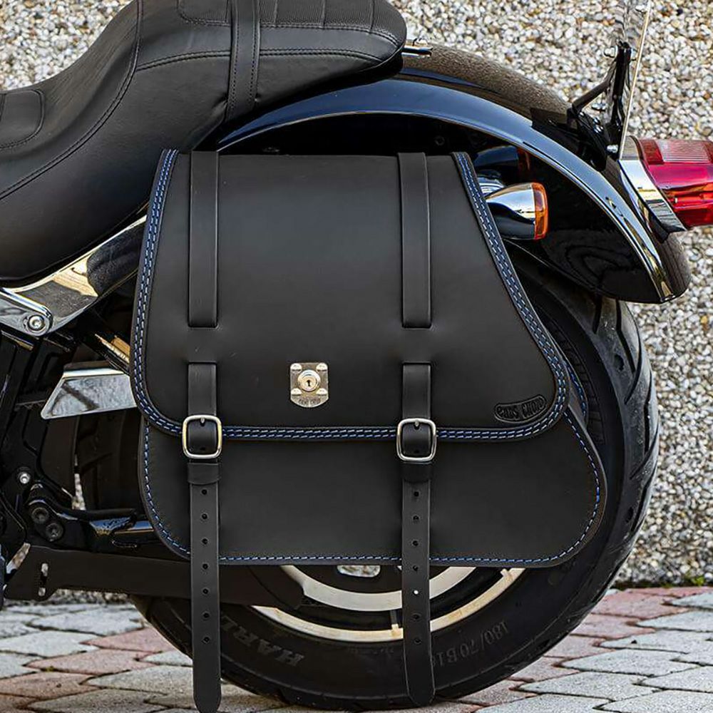 GYPSY レザーサドルバッグ 27L (ディストレスト・ツートーン・ダーク)2